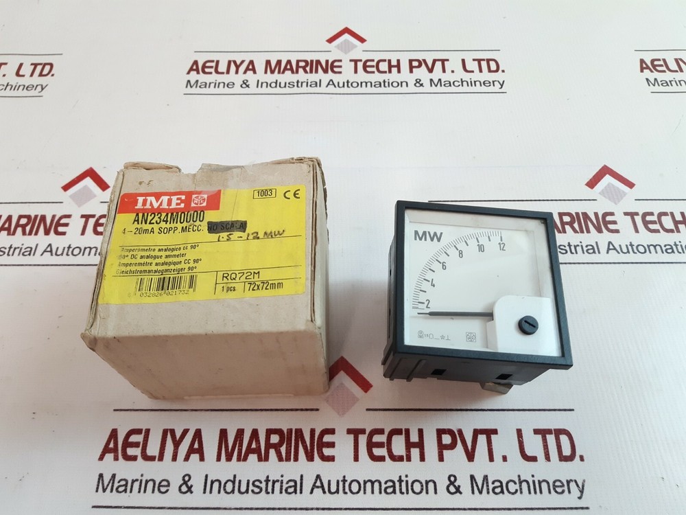 Ime an234m0000 mw meter 0-12 mw