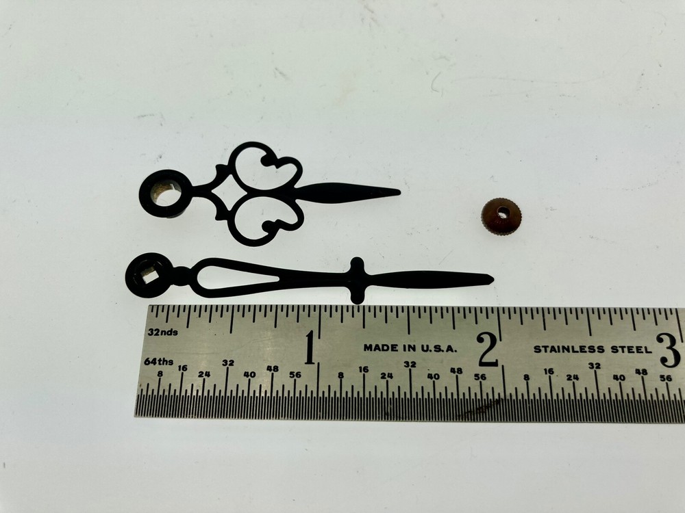 Hermle Clock Hand Set Original for 4" Dial with hand nut