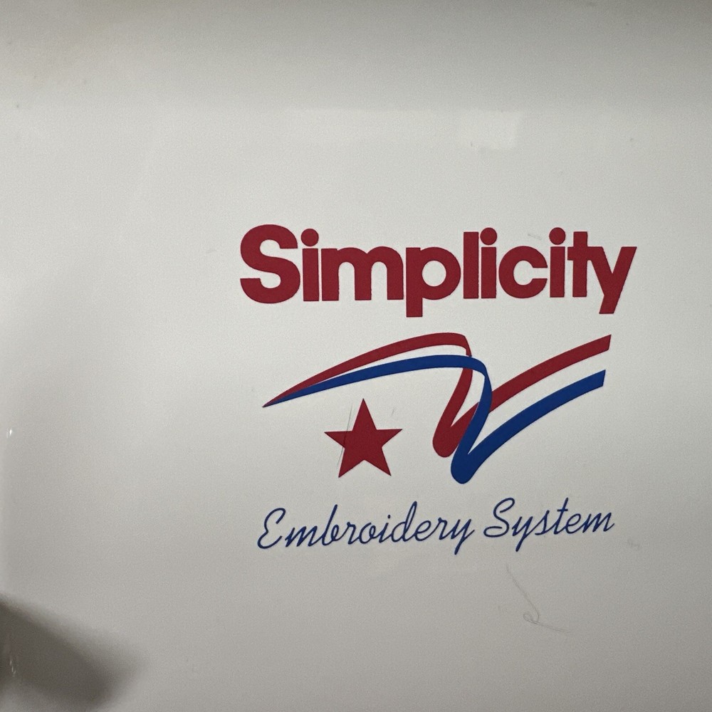 Simplicity, Embroidery Machine, SE3, 5 memory cards