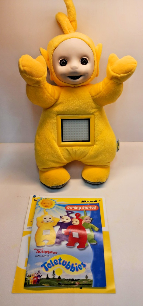ActiMates 1998 Microsoft Interactive Teletubbies Laa-Laa with Box Tested Works