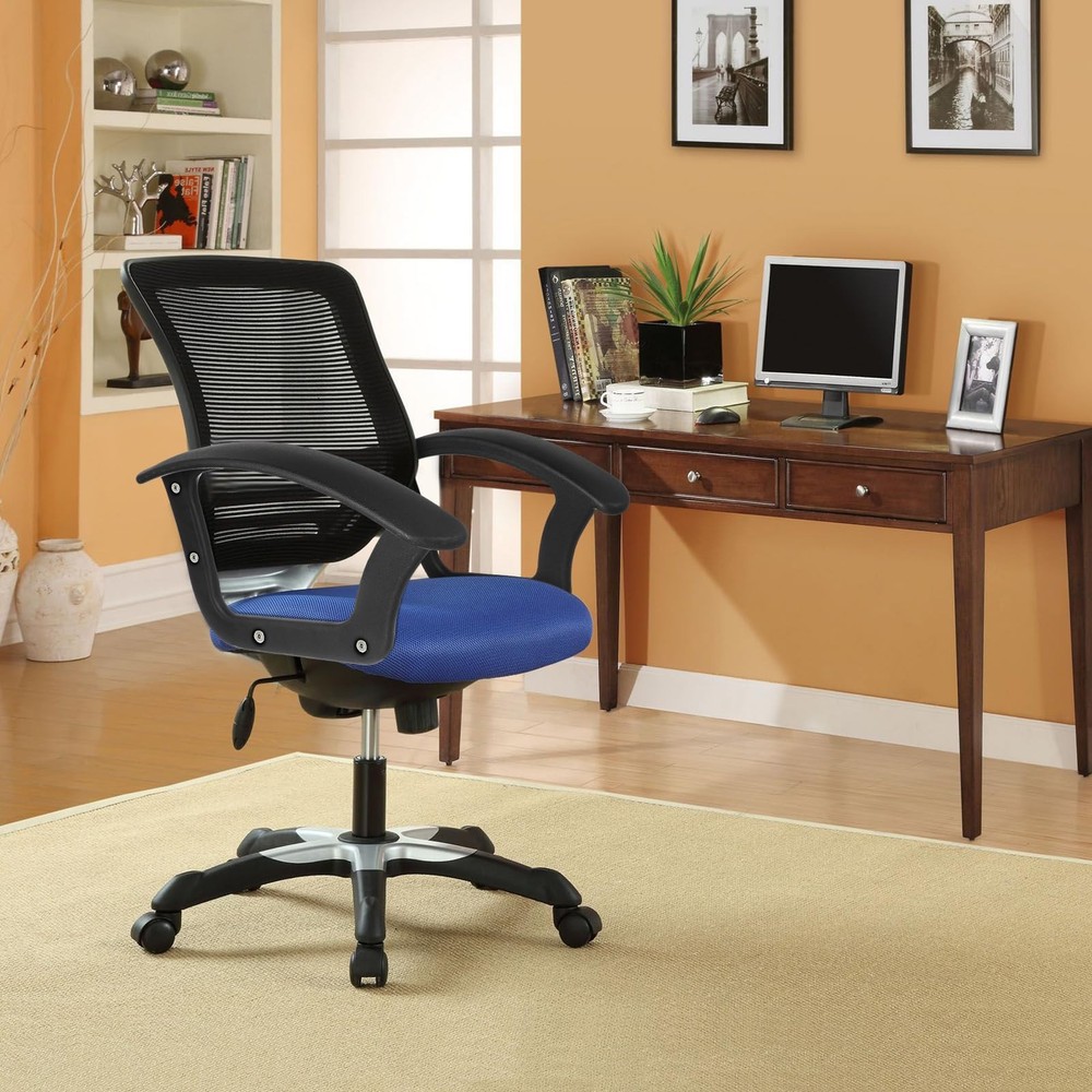 2 PCS Black Plastic Slanting Angle Office Chair Armrest Replacement Pads