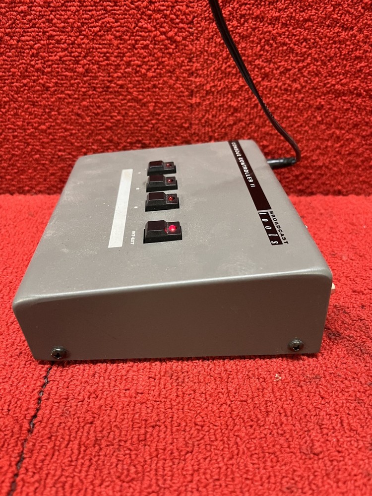 Used Gray Broadcast Tools Console Controller II Tested Works Good Condition