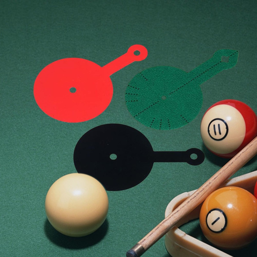 Billiard Aiming Trainer Practicing Pad 3 Pieces Pool Table Practice Supplies