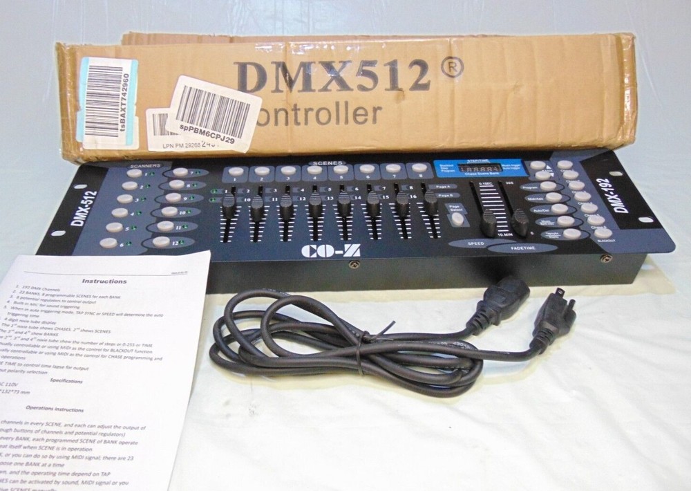 Mixing board Controller Lighting New Ex Display DMX512 CO-Z