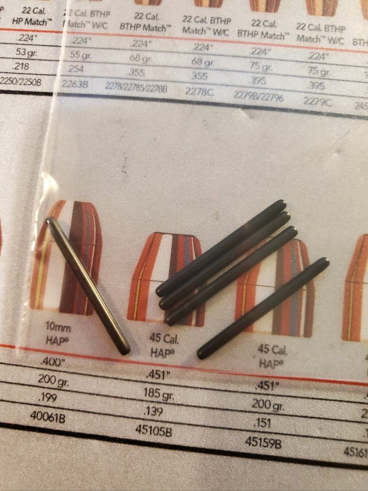 RCBS DECAPPING PINS LARGE, 5 PACK 49629