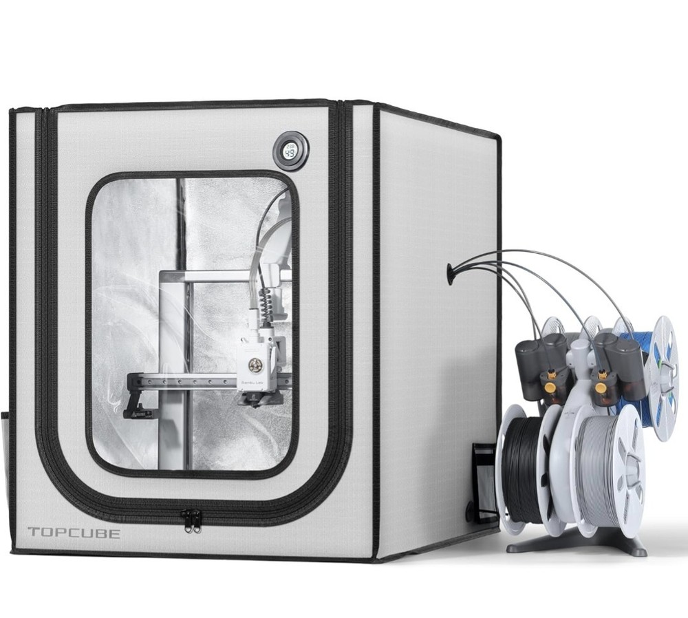 3D Printer Enclosure Bambu Lab A1 LED Light Fireproof Dustproof Noise Reduction