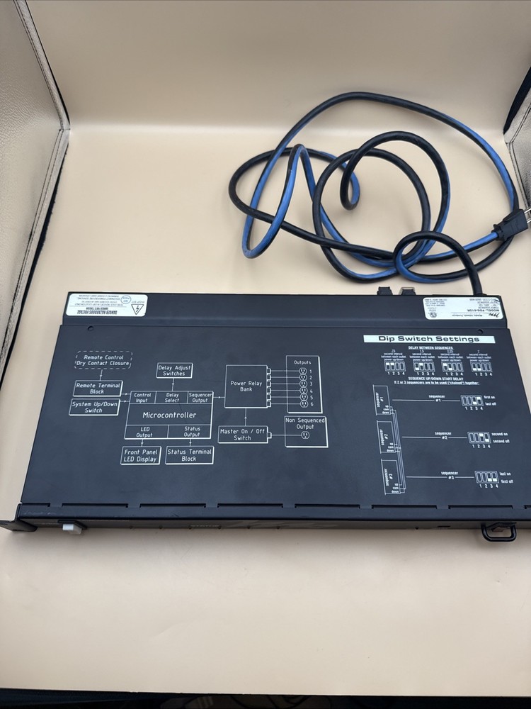 Middle Atlantic PDS-615R Power Sequencer - Rack Mounted