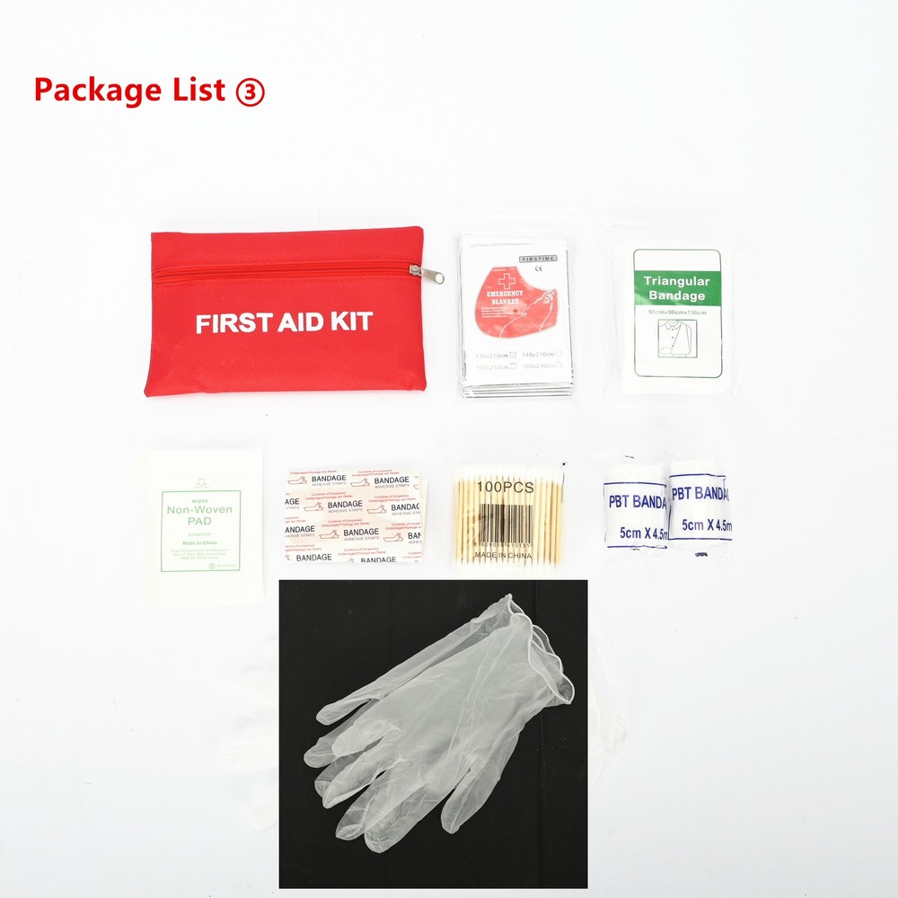 Emergency Survival Kit with Survival Gear tools first aid for backpack bag
