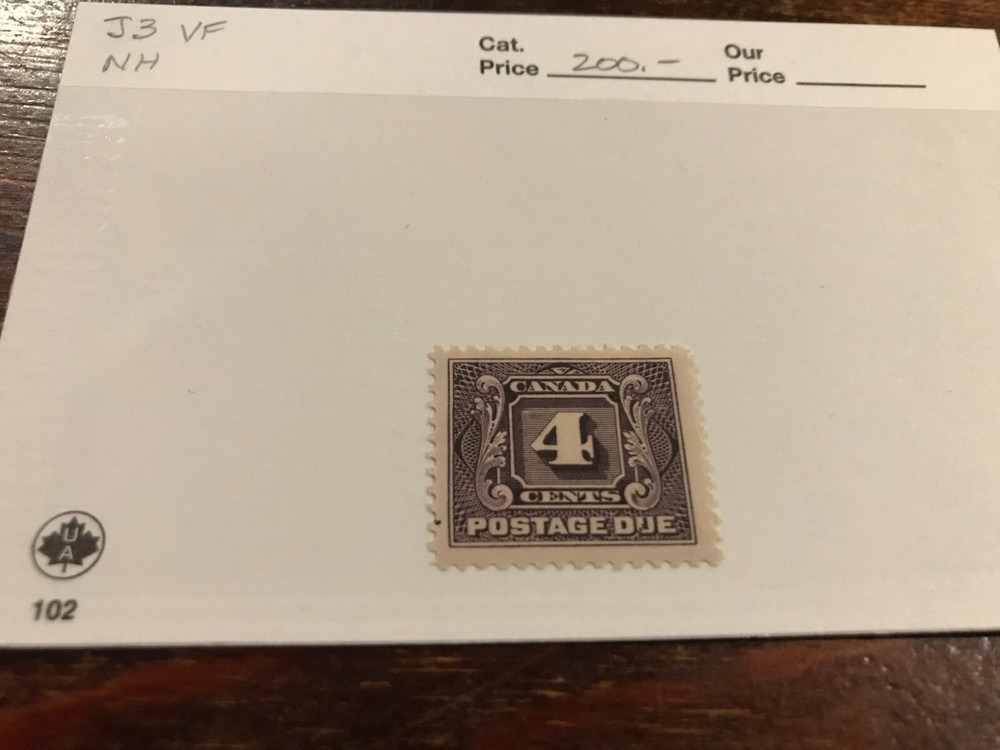 J3 Mint VF NH - CV $200.00 (CA0312)