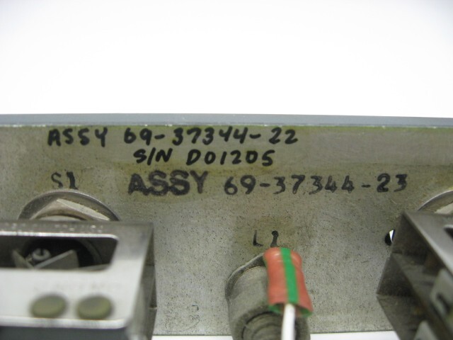 VHF / Nav Module Control Panel - PN: 69-37344-22 - With Maintenance Release