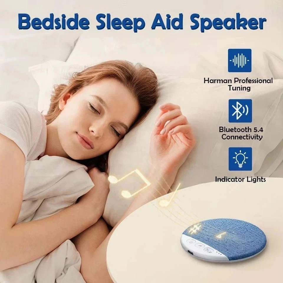 Under Pillow Speaker For Sleeping Bone Conduction Speaker With White Noise Timer