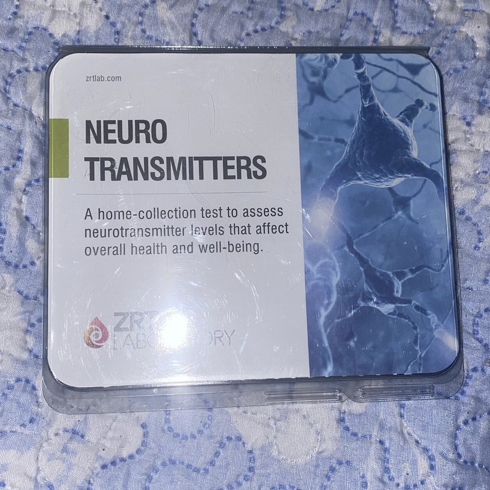 ZRT Laboratory Neuro Transmitter Home Test Kit Neurotransmitter - open Box