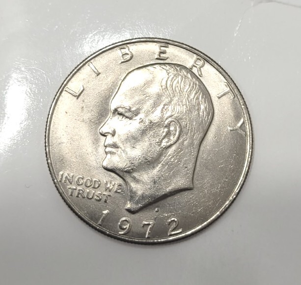 1972-D Eisenhower Dollar Double Strike Error
