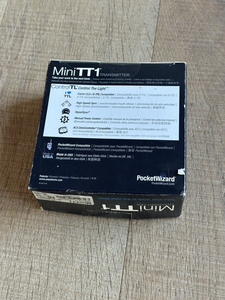 Pocketwizard Mini TT1 Pocket Wizard Transmitter ControlTL Canon Digital Camera
