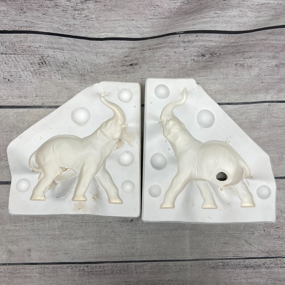 Unbranded Ceramic Casting Mold Elephant Figure