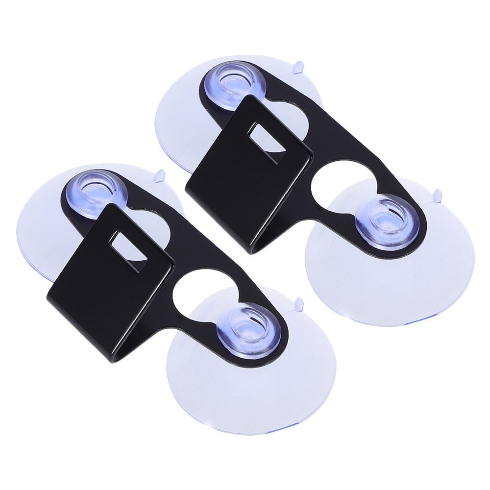 2 Pcs Windshield Radar Bracket Suction Cup Mounting Car Holder Dashboard