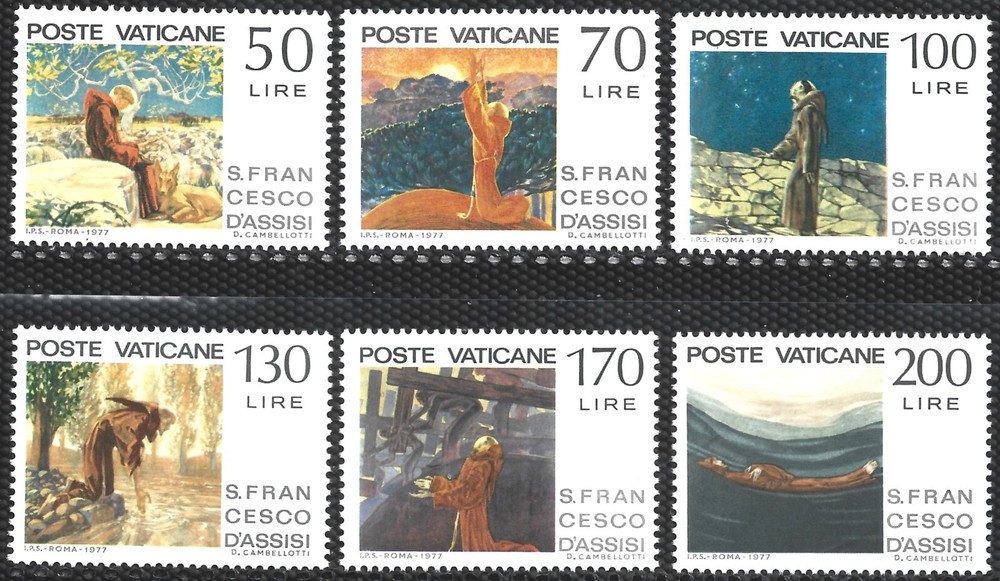 Vatican City Sc #607-612 MNH (WP679)