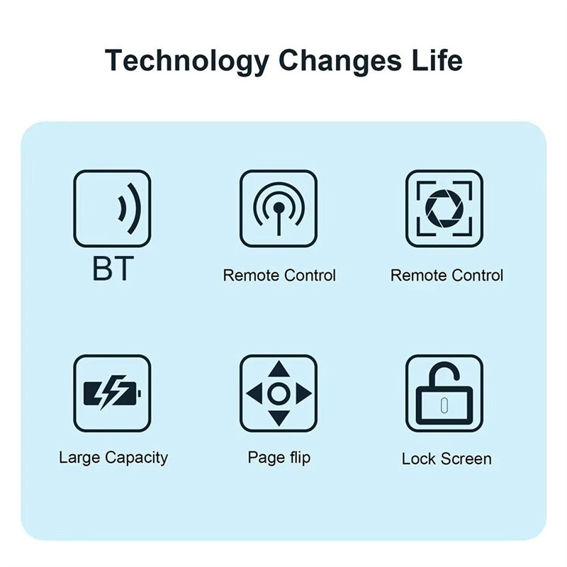 Fingertip Wireless Bluetooth Remote Control Turner Scrolling Remote Control Page