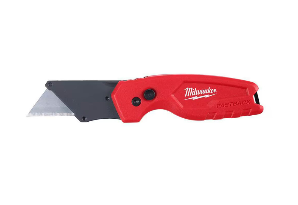 Milwaukee FASTBACK Compact Folding Utility Knife with General Purpose Blade