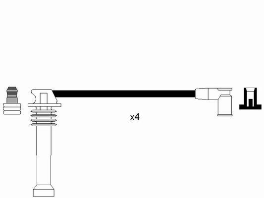 Ignition Cable Kit NGK 6984