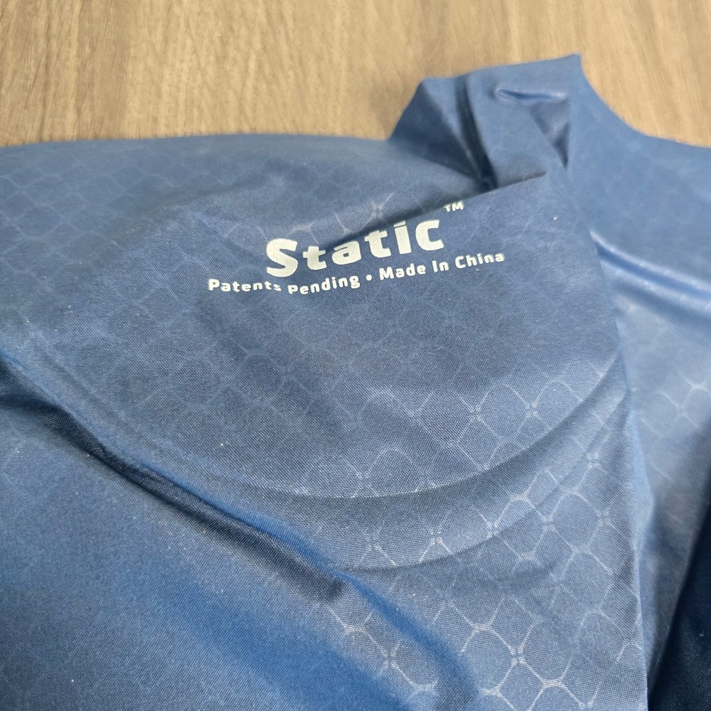 Klymit Static V Lightweight Sleeping Pad Blue 75D Polyester Camping Backpacking