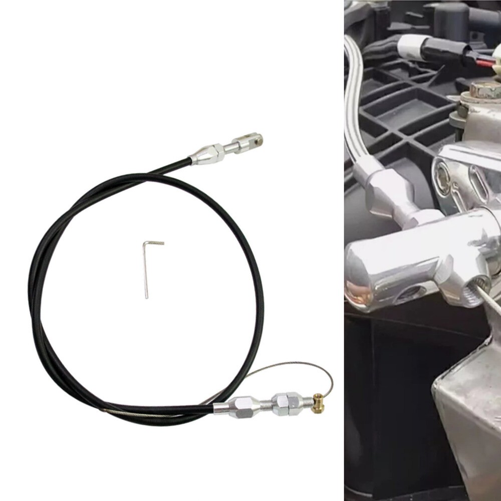 36" Black Adjustable Auto Modified Throttle Cable Accelerator Cable Universal
