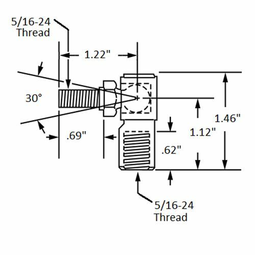 5/16-24 Quick Disconnect Ball Joint