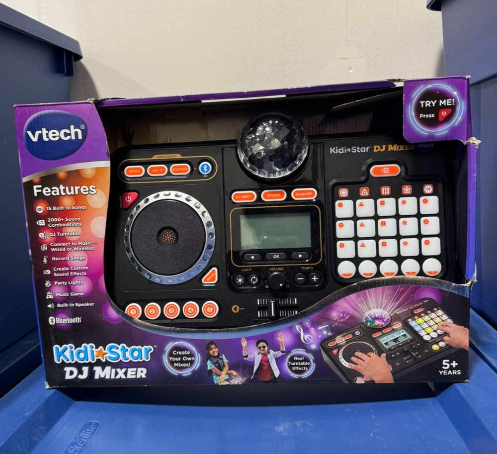 VTech KidiStar DJ Mixer – Interactive Music Play Toy