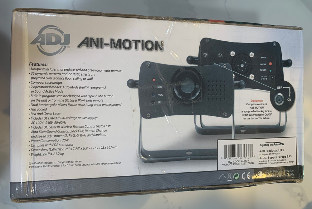 Ani-Motion Mini Dual Color Laser