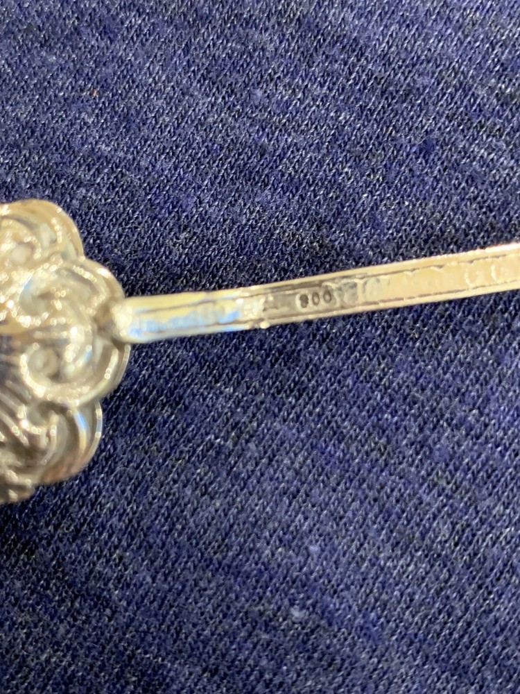Coin Silver Hanau Souvenir Spoon Set In Box