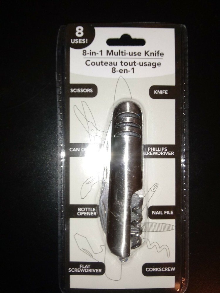 🔪8-in-1 Multi Use Pocket Knife/Keychain🗝️