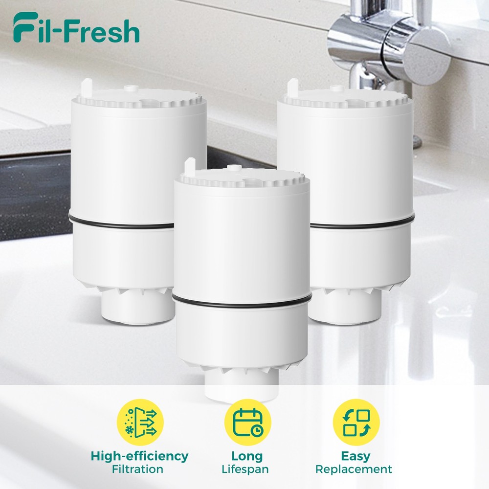 Fil-fresh (3-PACK) RF-3375 Faucet Water Filter for FM-3700, PFM400H, PFM350V US