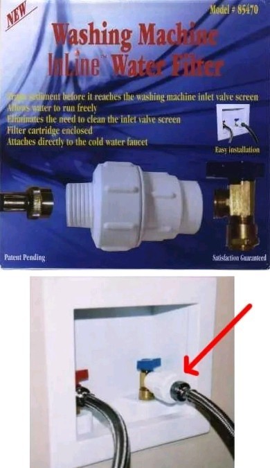 85470 Washing Machine Inline Water Filter System