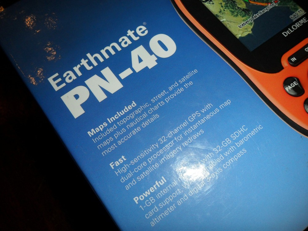 Delorme Earthmate PN-40 Handheld GPS Orange