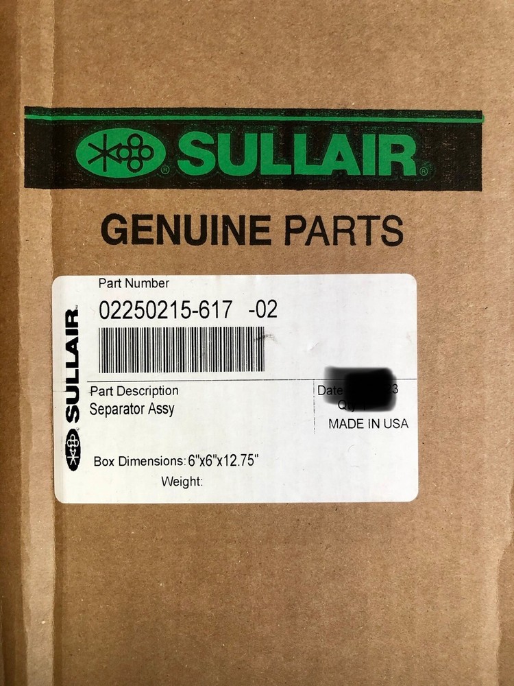 Sullair separator 02250215-617