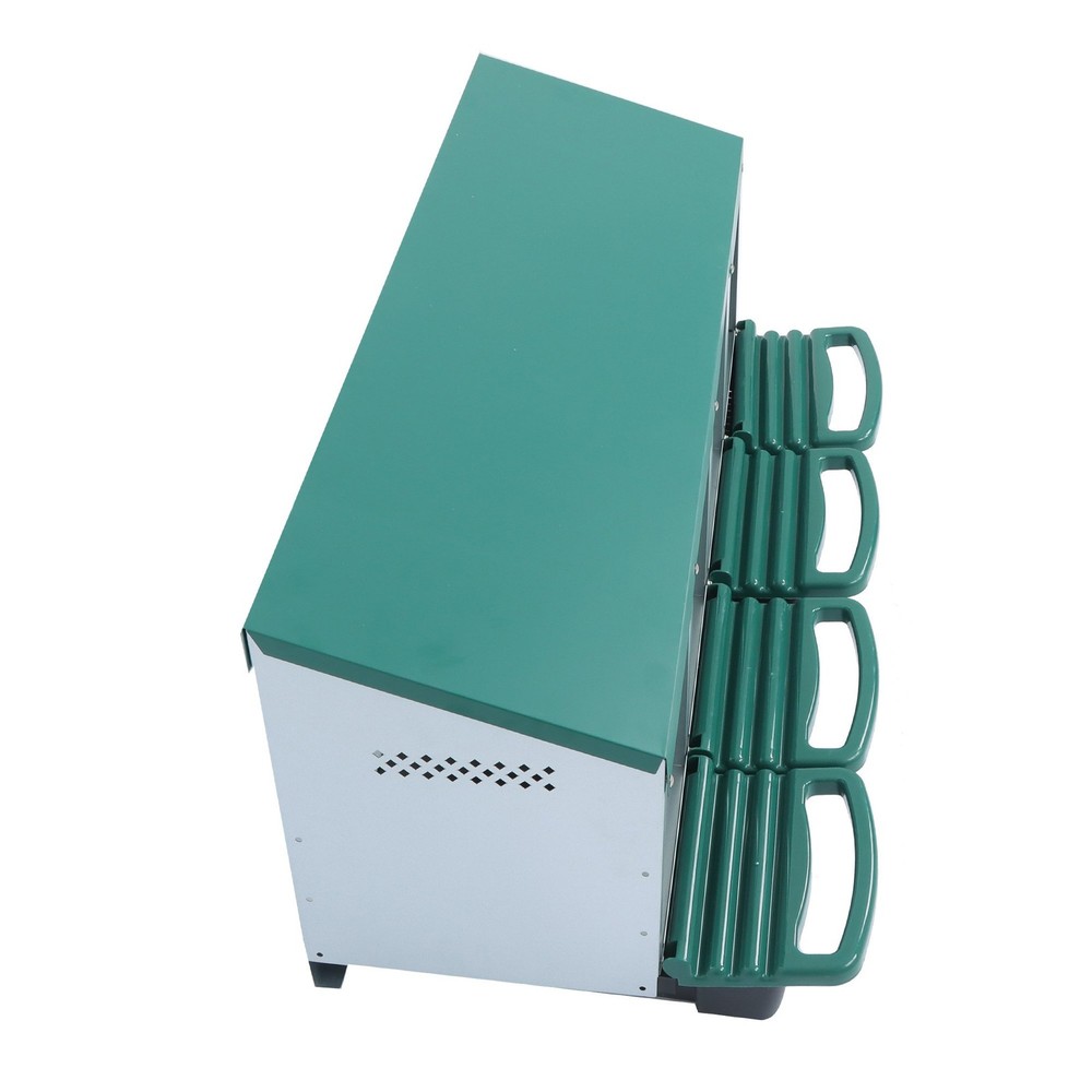 Chicken Nesting Boxes 4 Hole Metal Chicken Egg Laying Nesting Box With Perch