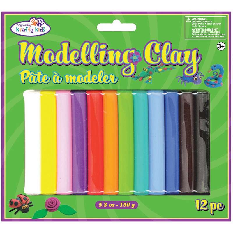 Modeling Clay 150g 12/Pkg Assorted
