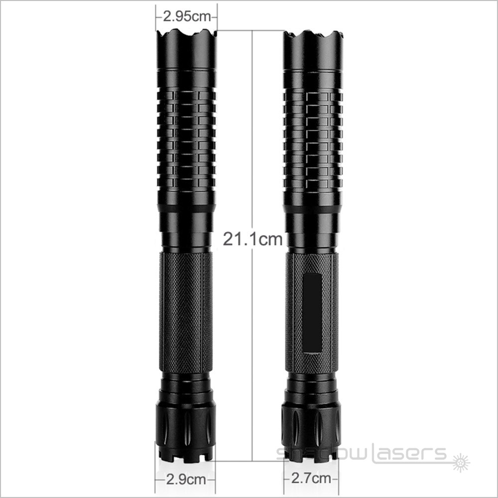Laser Pointer Adjustable Focus GR 520nm Flashlight Visidle Beam Light+BOX US