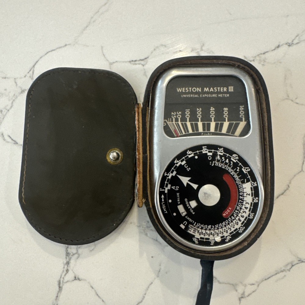 Weston Master III Universal Exposure Light Meter Analog Model 737 Weston Elect.