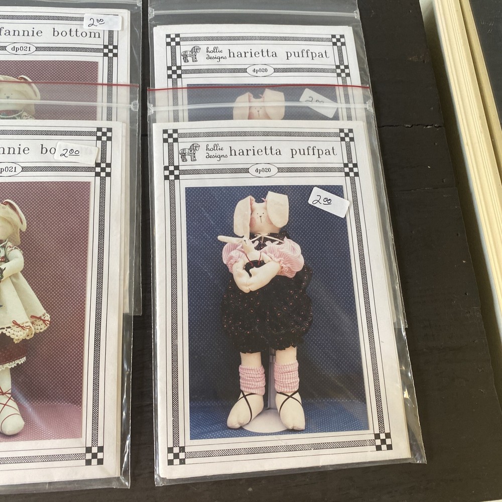 hollie designs pattern lot Of 9 Patterns