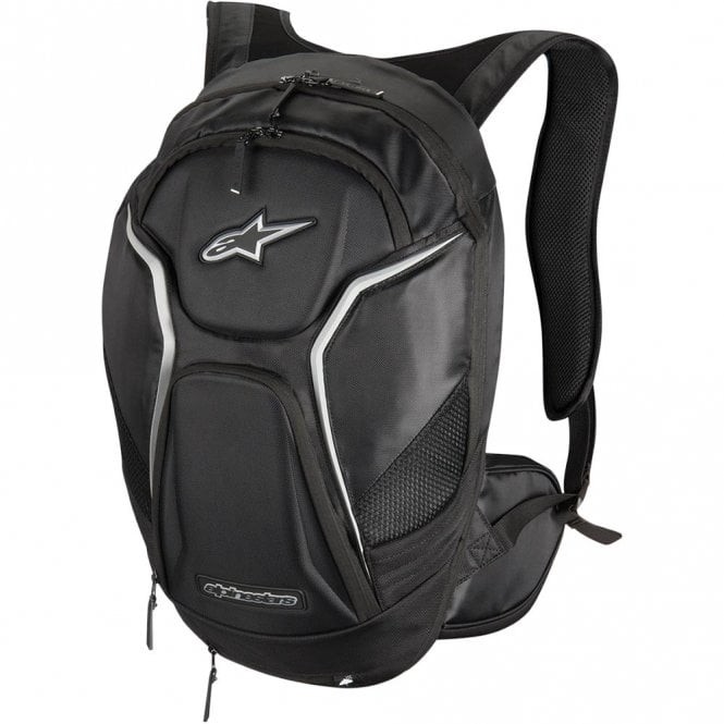 Alpinestars Motorcycle Rider Backpack - Tech Aero (Black/White)