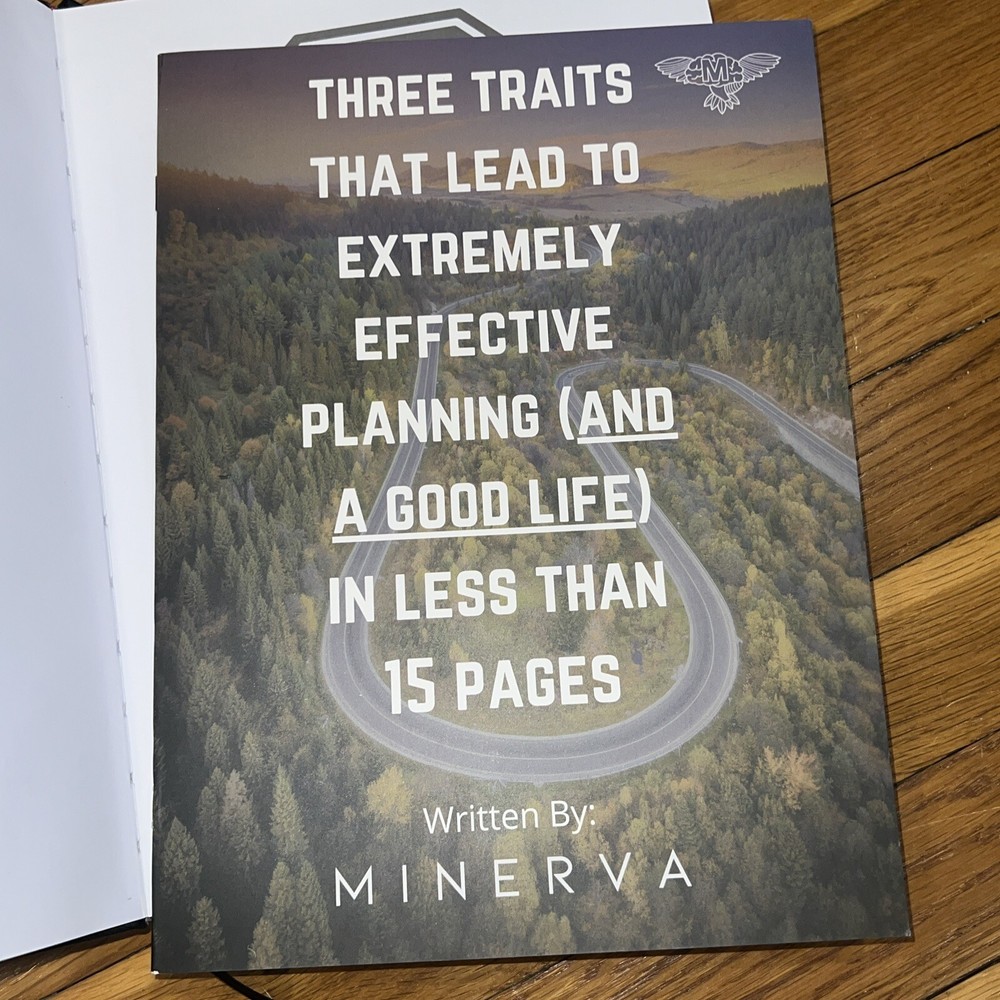 MINERVA Premium 3-in-1 Personal Growth Planner Goal Setting, Self Improvement