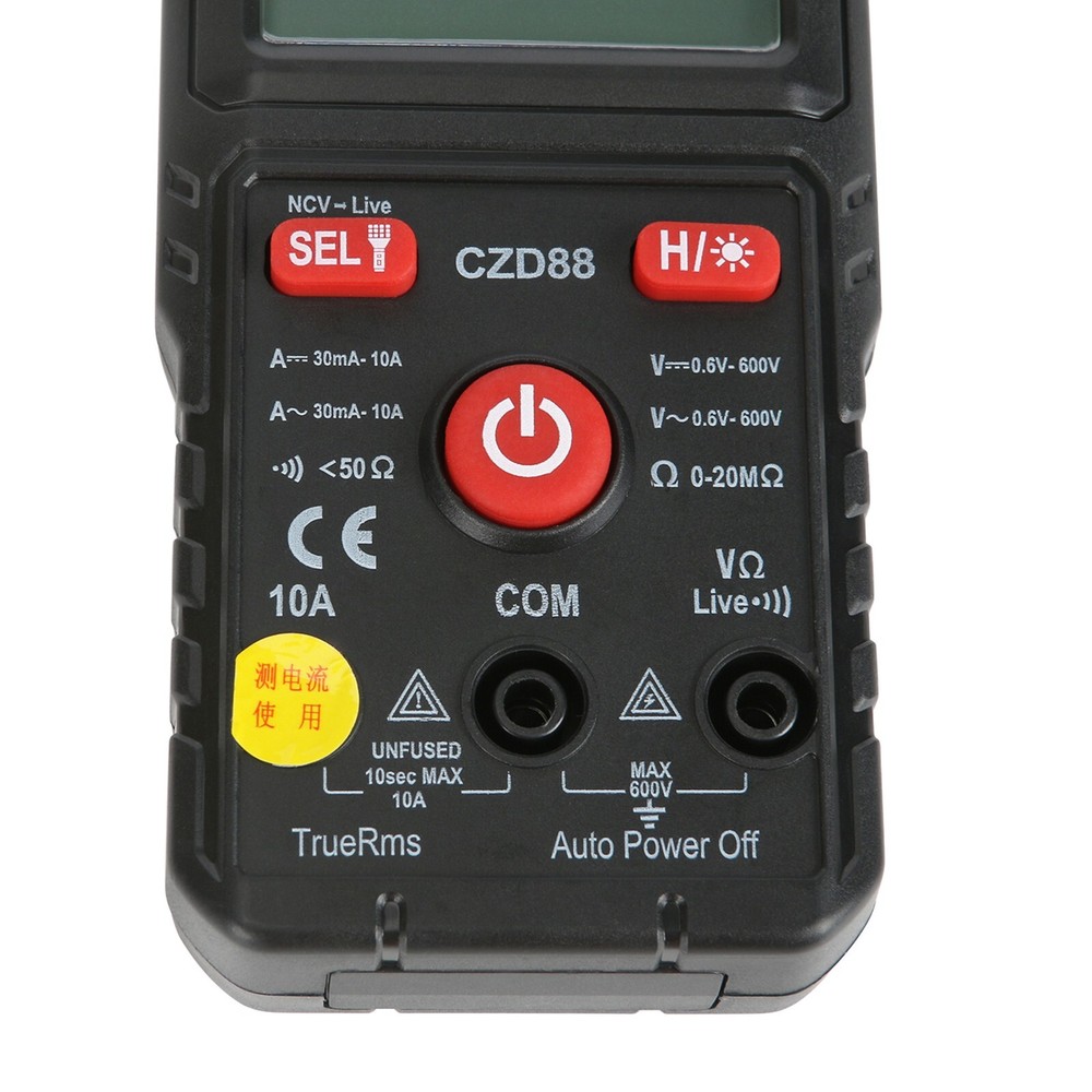 Digital LCD Multimeter Ammeter AC DC Voltage Ohmmeter Tester Meter Auto RangeOpe