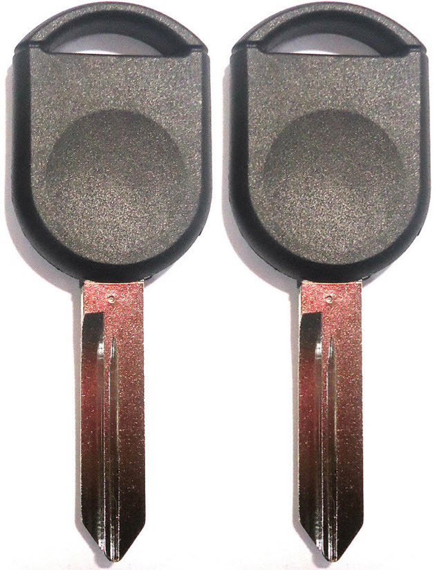 2 NEW FORD REPLACEMENT TRANSPONDER CHIP IGNITION MASTER KEY BLANK 599114 H84-PT