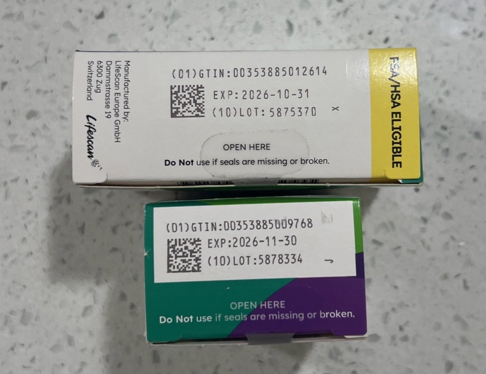 110 OneTouch Verio Blood Glucose Test Strips