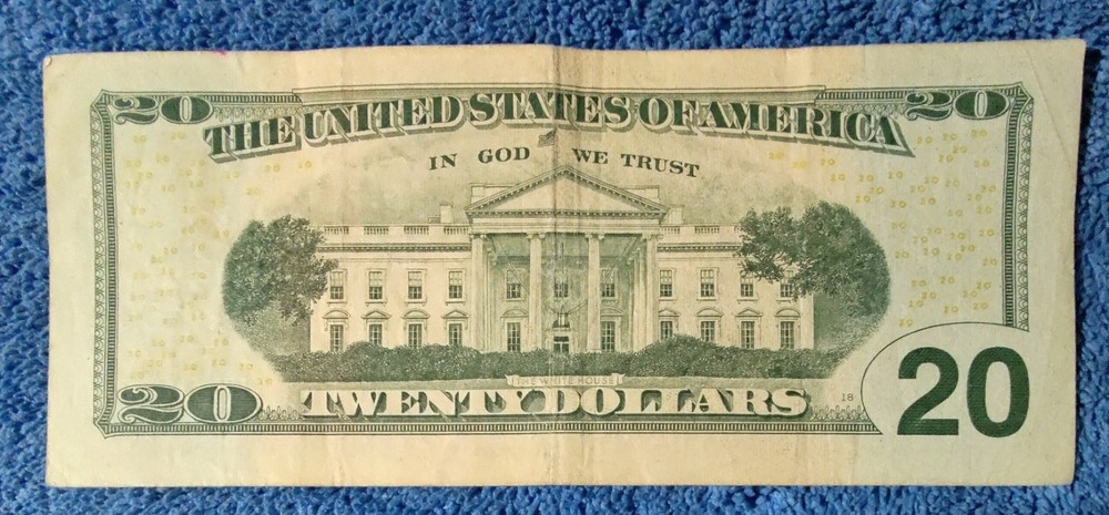 2004 Misaligned $20 Twenty Dollar Bill Error