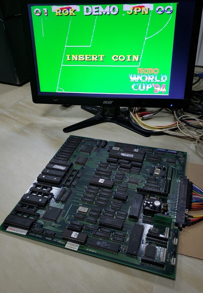 Tecmo World Cup'94 Original Jamma PCB Video Arcade Game