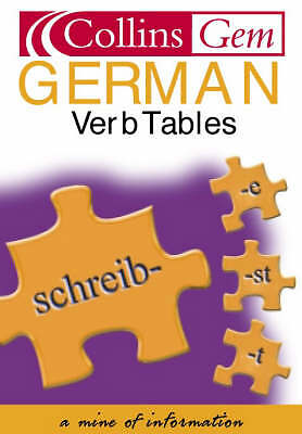 German Verb Tables (Collins Gem) (Paperback, 2001)