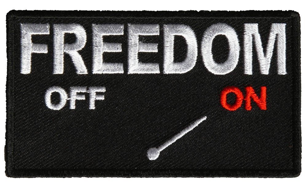 FREEDOM METER PATCH - Color - Veteran Owned Business.