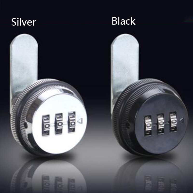 New 3 Digit Combination Password Box Lock 20mm Smart Cam Code Lock Zinc Alloy